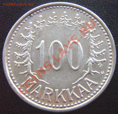 Финляндия_100 марок 1956; серебро; до 21.01_22.00мск - 7358