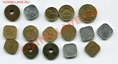 некруглые иностранные монеты - 16шт до 26.01 - img960