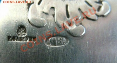 6 вилок, 6 ложек, К. Фаберже, 84 проба - 99