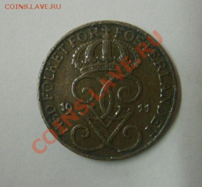 ШВЕЦИЯ,1 эре 1911г (бронза)!!до 22.01.2014 - S6000334.JPG
