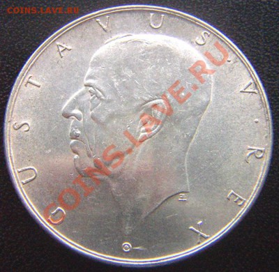 Швеция_памятные 2 кроны 1938. Серебро; до 21.01_22.12мск - 7317