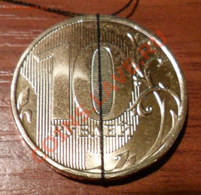 10 РУБ. 2012 ММД с ПОВОРОТОМ НА 180 град.(6 МОНЕТ-UNC) ФИКС - 10(3)