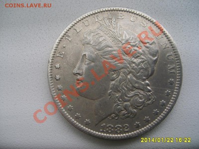 США,1 ДОЛЛАР 1822о (Морган,Ag 0,900 )!до 24.01.2014 - S6000368.JPG