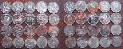 Иностранные монеты.Россыпь,линейки,буклеты,серебро.Январь. - 3