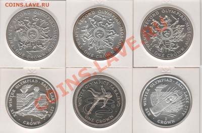 Все монеты Сочи 2014 в мире - Рисунок (2)О-в Мэн