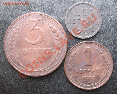 1.3 копейки 1924 и полкопейки 1927 до 28.01 14 - IMG_0900.JPG