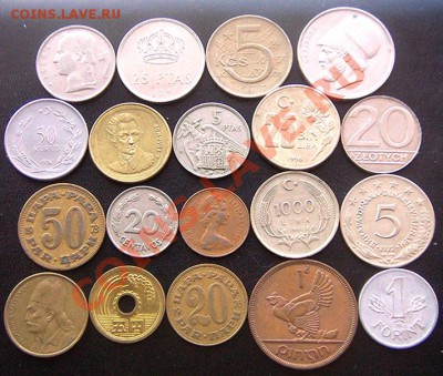 48 разных монет (см. фото и описание). До 23.01_22.00мск - 7370