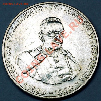 Португалия_памятные 50 эскудо 1969. Серебро; до 23.01_22.02м - 6622