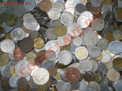 Сток монет мира из расчёта 16 евро за 1 кг. - 22539-1 (2)