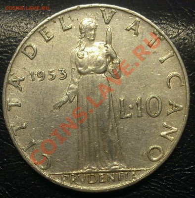 ВАТИКАН 10 ЛИР 1953 С РУБЛЯ до 28.01.14 22-00 МСК - IMAG0193