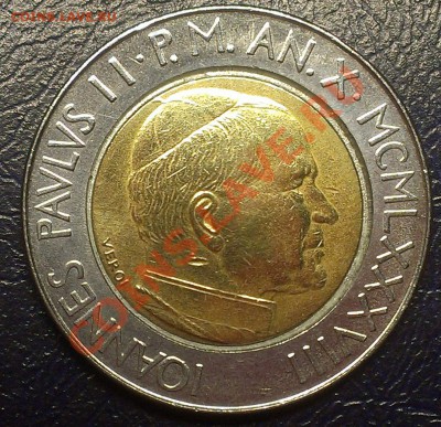 ВАТИКАН 500 ЛИР 1988 С РУБЛЯ до 28.01.14 22-00 МСК - IMAG0220