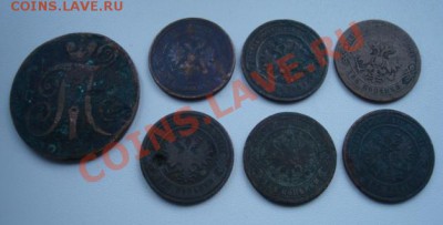 2 копейки.1797ам, 1869,1870,1894,1901,1908,1914. До30.01 22- - Изображение 55238