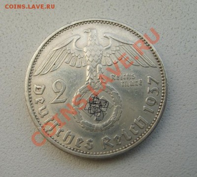 ГЕРМАНИЯ,2 МАРКИ 1937А (Гиндебург)!!до 24.01.2014 - S6000372.JPG