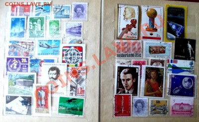 Марки почтовые  микс 115 шт. до 29.01.14г. до 22-00 мск - DSCF9240.JPG