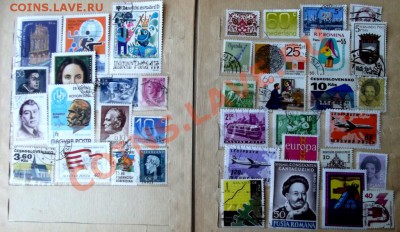 Марки почтовые  микс 115 шт. до 29.01.14г. до 22-00 мск - DSCF9235.JPG