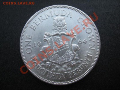 1964 Бермуды, 1 крона, серебро, до 28.01 в 22-10 мск - IMG_0465.JPG