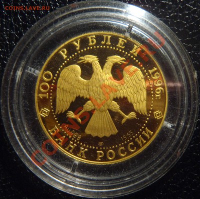 100 рублей 1996 Сохраним наш мир Тигр Оценка - 100 руб 1996 Р.JPG