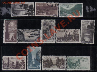 Марки СССР 1938 Виды Крыма и Кавказа полн.серия до 28.01 22. - Марки СССР 1938 Виды Крыма и Кавказа полн.серия