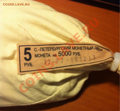 5 рублей 2013 СПМД из мешка - image-24-01-14-11-52