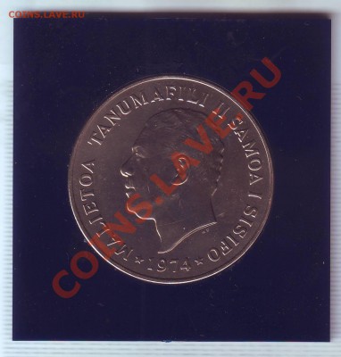 Зап.Самоа.Тала(Крона).1974.Пальма.В боксе. до 30.01 - 1974.JPG