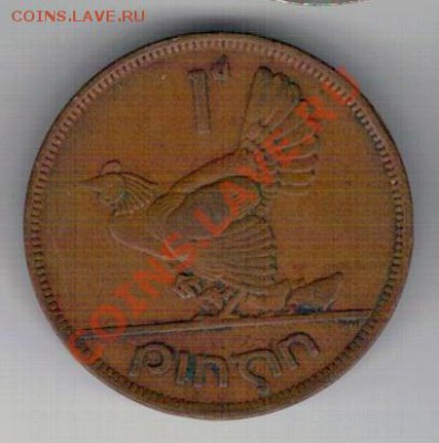ИРЛАНДИЯ ПЕННИ 1942 КУРИЦА ДО 30.01.14 В 22.00МСК (7860) - 4-ирл1п42а