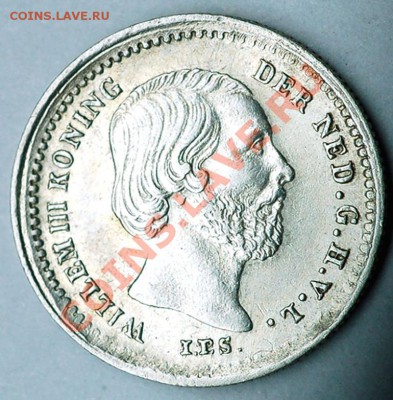 Нидерланды_5 центов 1850. Серебро; до 26.01_22.24мск - 6913