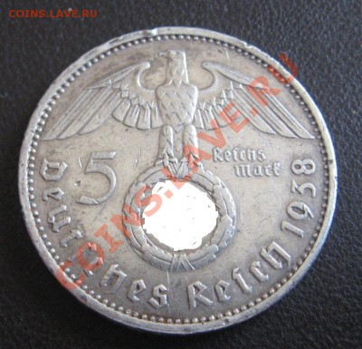 Германия 5 марок 1938г свастика до 31.01.14 21.00 мск вр - IMG_8310.JPG