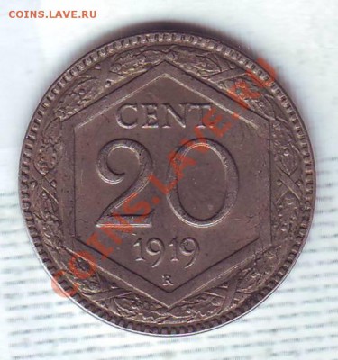 Италия.20 Чентезими.1919. до 01.02 - 19190005.JPG