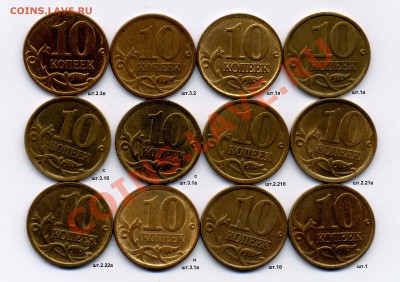 10к. 2003,2006,2007,2008 разновиды! до 29.01.2014 - 77