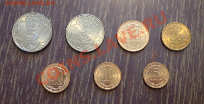 ТАДЖИКИСТАН - набор АЦ 7 шт., 5 сомони! до 2.02, 22.00 - Таджикистан 1