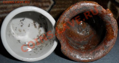 Солонки"два поколения".Глина,фарфор.2 шт. - SAM_9341.JPG