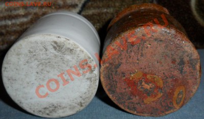 Солонки"два поколения".Глина,фарфор.2 шт. - SAM_9342.JPG