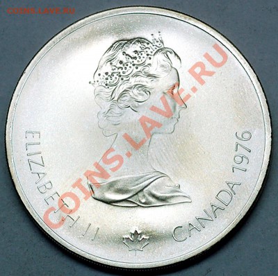 Канада_"олимпийские" 10 долларов 1976 №1. Ag; до 27.01_22.16 - 7031
