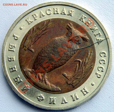 5 рублей 1991 Филин раскол штемпеля до 30,01,2014 22-00 - DSC03724.JPG