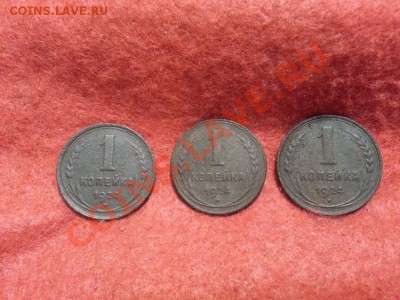 1 копейка 1924г.(3 шт)  до 1.02.2014г. 23:00ч, Мск - 20140127_233712
