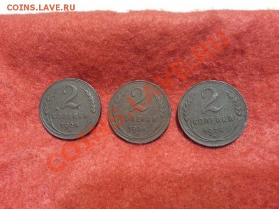 2 копейки 1924г. (3 шт.)  до 1.02.2014г. 23:00ч, Мск - 20140127_233846