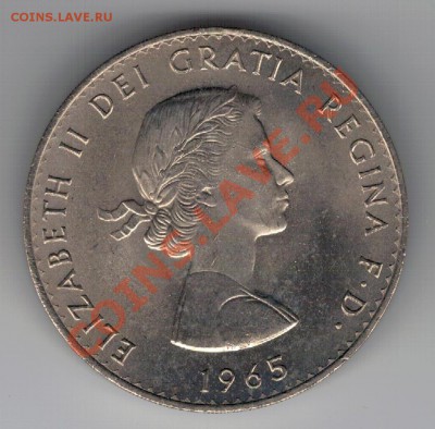 Великобритания крона 1965 Черчилль 03.02 в 22.00мск (7861) - 4-вел-кр65