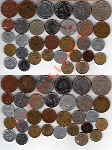 До 18.02.2010г в 21.00мск. ИНОСТРАННЫЕ монеты(32шт.) - Лот-10