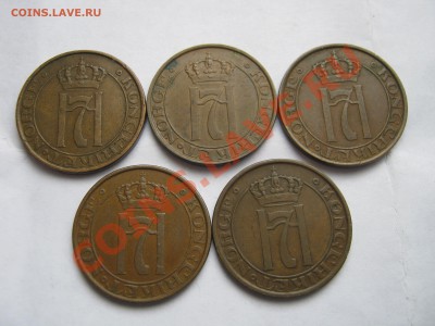 НОРВЕГИЯ 5 х 5 эре 1930-1941 гг. Предпродажная оценка. - Изображение 11521
