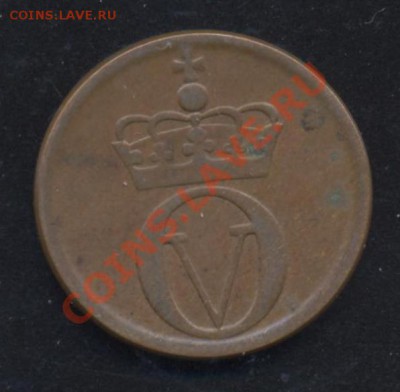 Норвегия 2 эре 1962 г.До 31.01.14 г. 22-00 МСК . - Норвегия 2 э 62 1