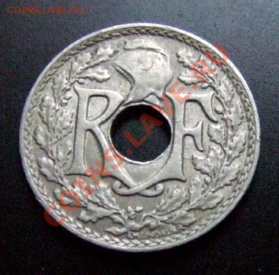 ФРАНЦИЯ 5 сантимов (1917) до 31.01 (22.00 - Франция 5 сантимов (1917) А