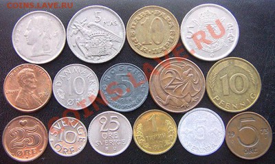 35 разных монет (смотрите фото и описание). До 30.01_22.02мс - 7410