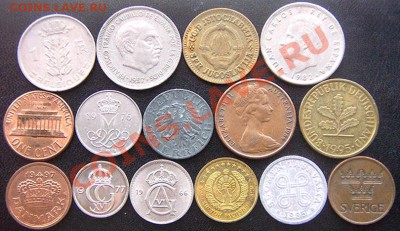 35 разных монет (смотрите фото и описание). До 30.01_22.02мс - 7411