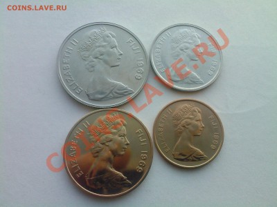 ФИДЖИ подборка 1969г.UNC до 31.01 - 30012014(005)
