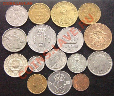 34 разные монеты (см. фото и описание). До 31.01_22.00мск - 7316