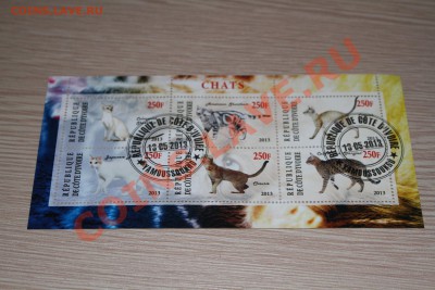Марки блоки КОШКИ - IMG_7425.JPG