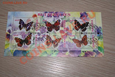 Марки блоки БАБОЧКИ 20 шт - IMG_7473.JPG