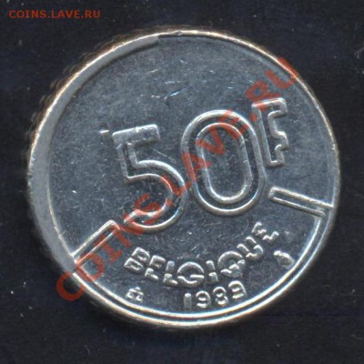 Бельгия 50 франков 1989 г. До 3.02.14 г. 22-00 МСК . - Бельгия 50 ф 89