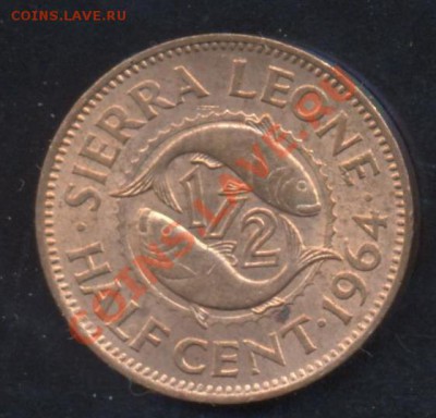 2 цента 1964 г.До 3.02.14 г. 22-00 МСК . - С. Леоне пол 64