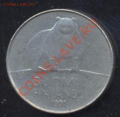 Финляндия 50 пенни 1991 г.До 3.02.14 г. 22-00 МСК . - Финляндия 50 п 91